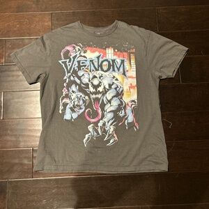 Venom Marvel, Men's & Big Men's Graphic Crew Neck Large T-Shirt
